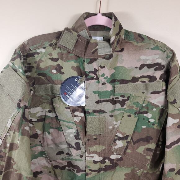 Army Combat Uniform Jacket Flame Resistant in Multicam Camo Size S Long - Picture 2 of 11